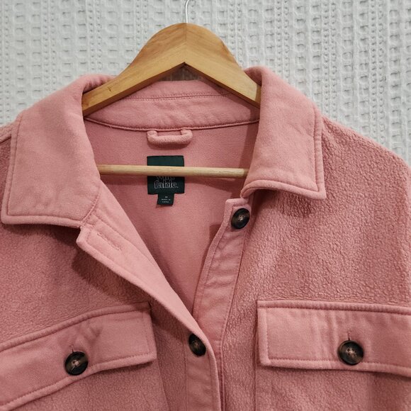 Wild Fable Cozy Oversized Shacket in Pink Women's Size Medium - Picture 9 of 13